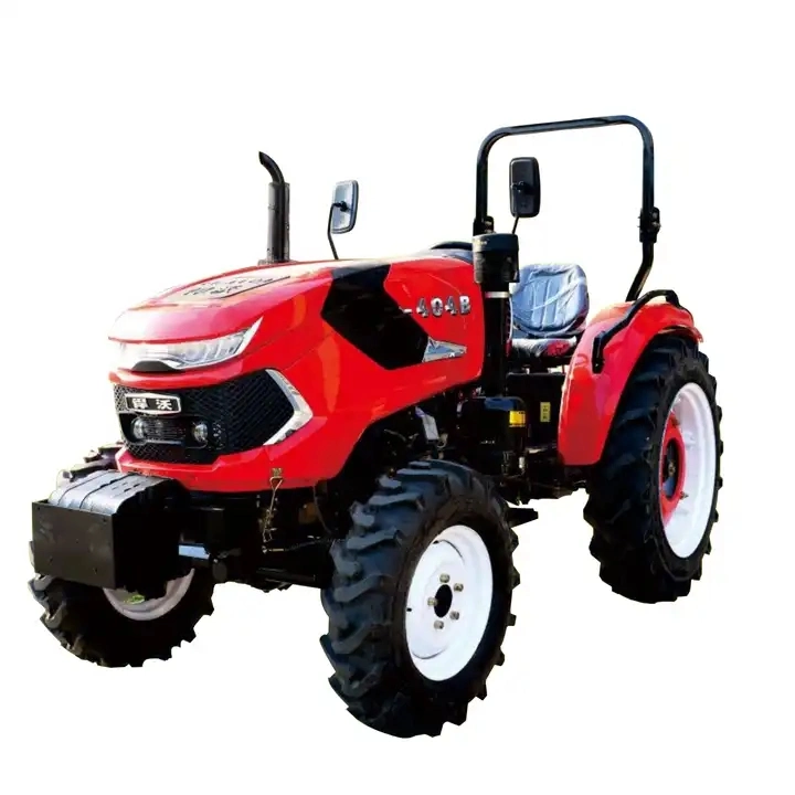 Tratores de rodas agrícolas usados 120HP 4X4wd maquinaria de equipamentos agrícolas