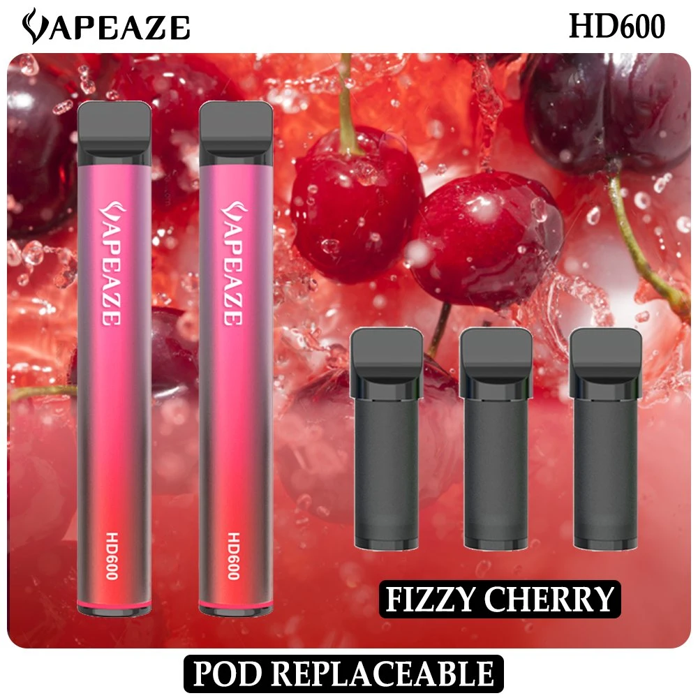 Alibaba Shopping 600 Puff recargable Vapes lápiz reemplazable prefill Pod VAPE