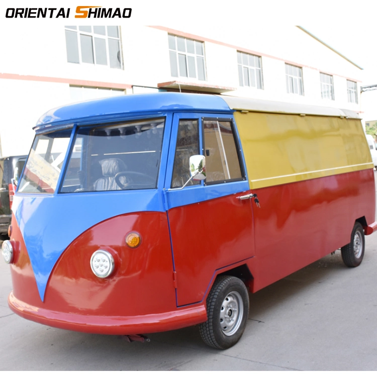 Ice Cream Roll Food Truck Moving Food Cart Bubble Tea Vending Trailer Truck for Sale