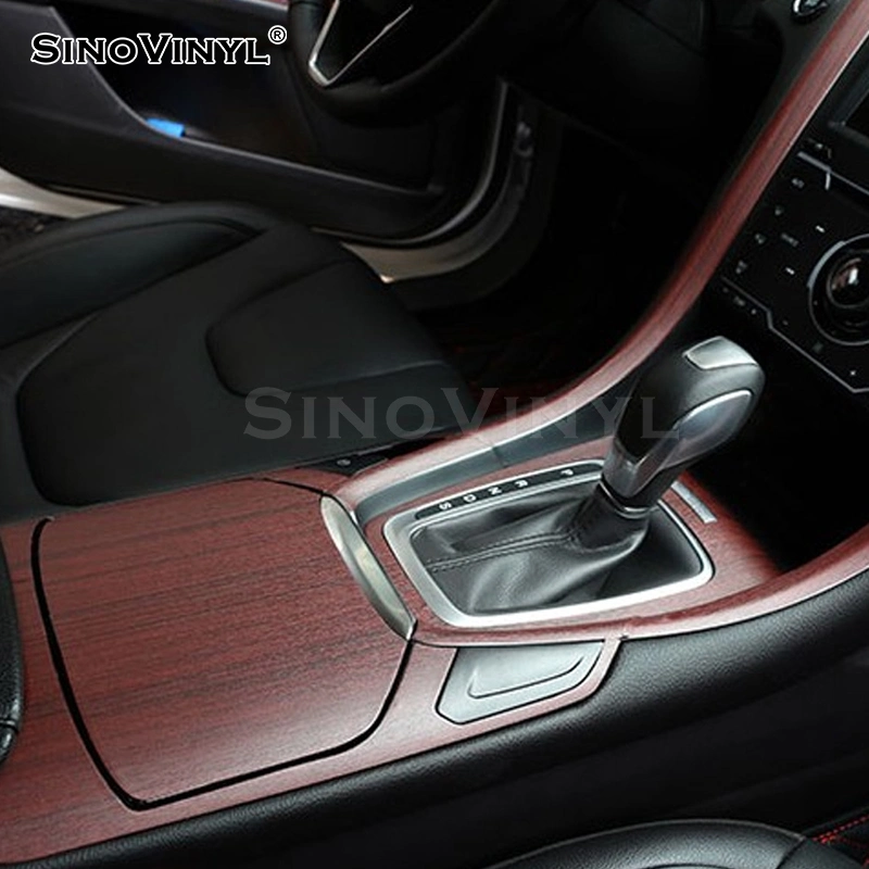 SINOVINYL Auto Decoration Wood Grain Vinyl Wrap Wholesale/Supplier Self Adhesive Car Sticker Film