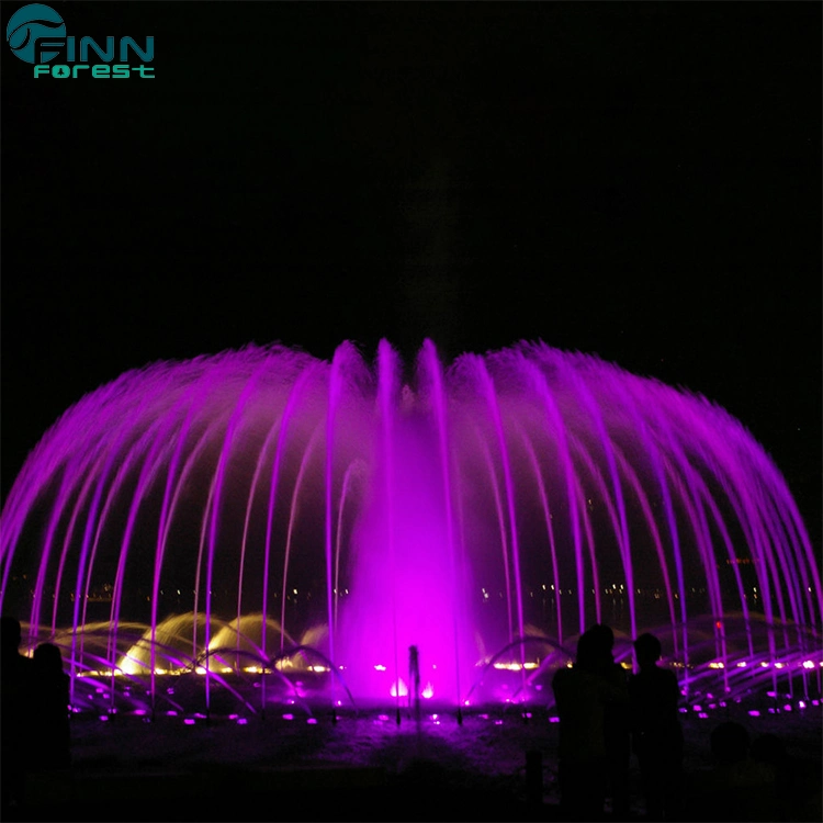 High Quality Multicolor Stainless Steel LED Light Music Dancing Fountain