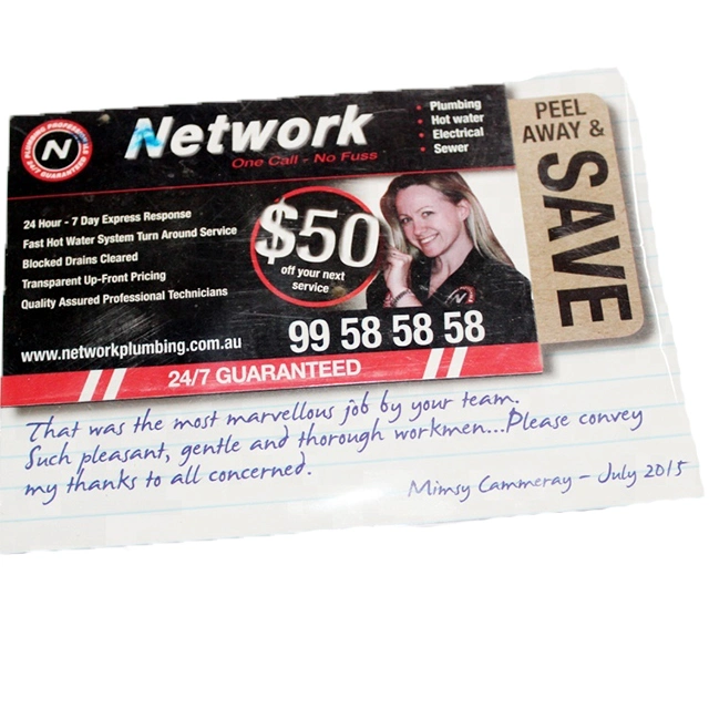 Promotional Gift Advertising Custom Printing Magnetic Business Card Paper Fridge Magnet