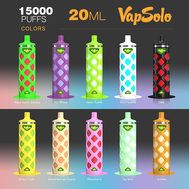 Vapsolo Mr. Smog Popular Wholesale Rechargeable Disposable Vapes 15000 Puff with ODM OEM