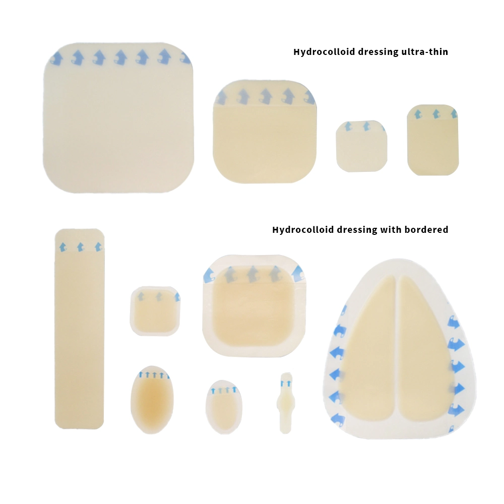 Factory Price Single Use Non-Woven Surgical Hydrocolloid Dressing with CE Certification