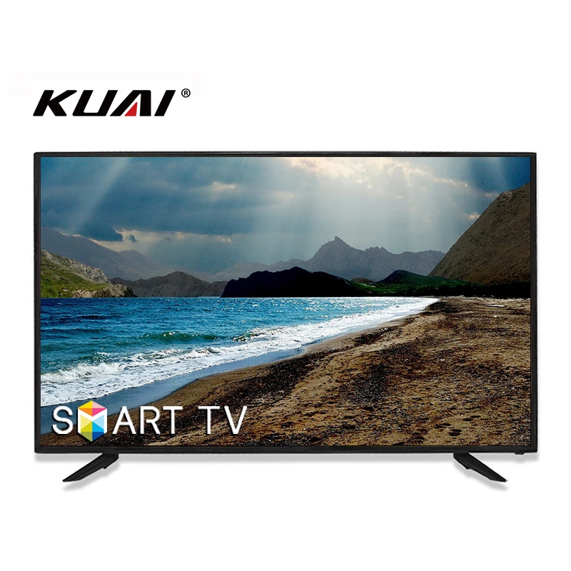 مصنع الجملة جديد 32"42"43"50"55"65" سماعات HiFi موديل شاشة LCD موديل الموسيقى شاشة التلفزيون التناظري أو الرقمي شاشة LCD Smart Android LED التلفاز