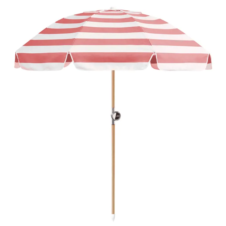 High Quality Customized Polyester Outdoor Beach Umbrellas for Seaside Garden Backyard