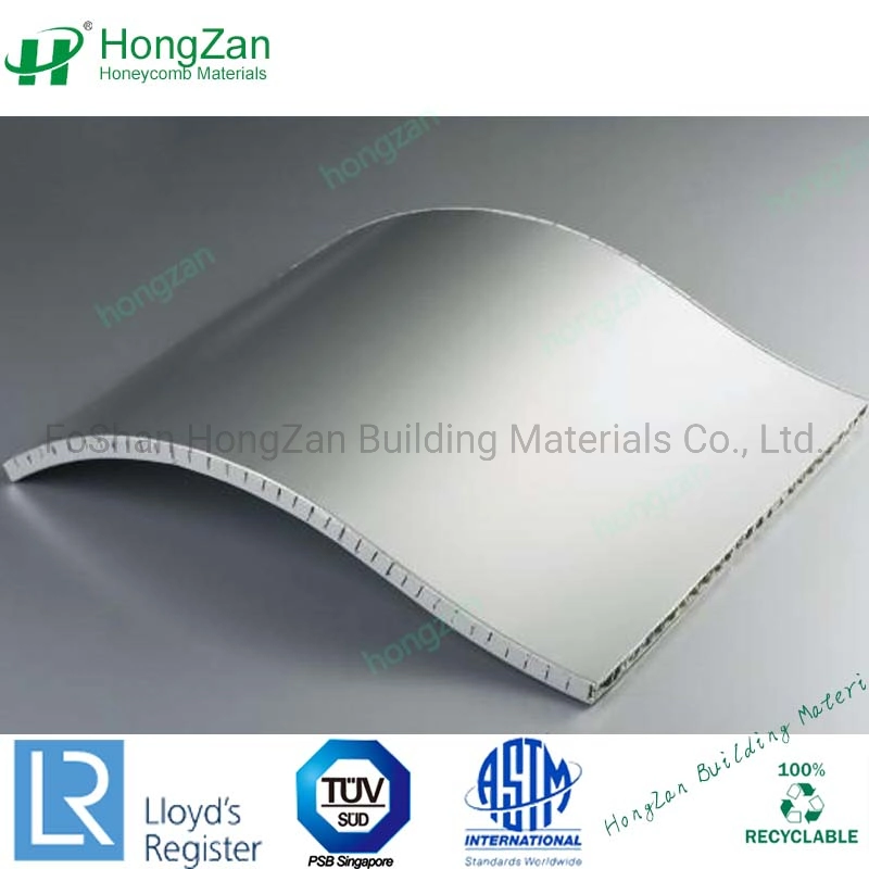 Curved Cladding Sheet Laser Cut Perforated Aluminum Composite Panel Decoration Wall