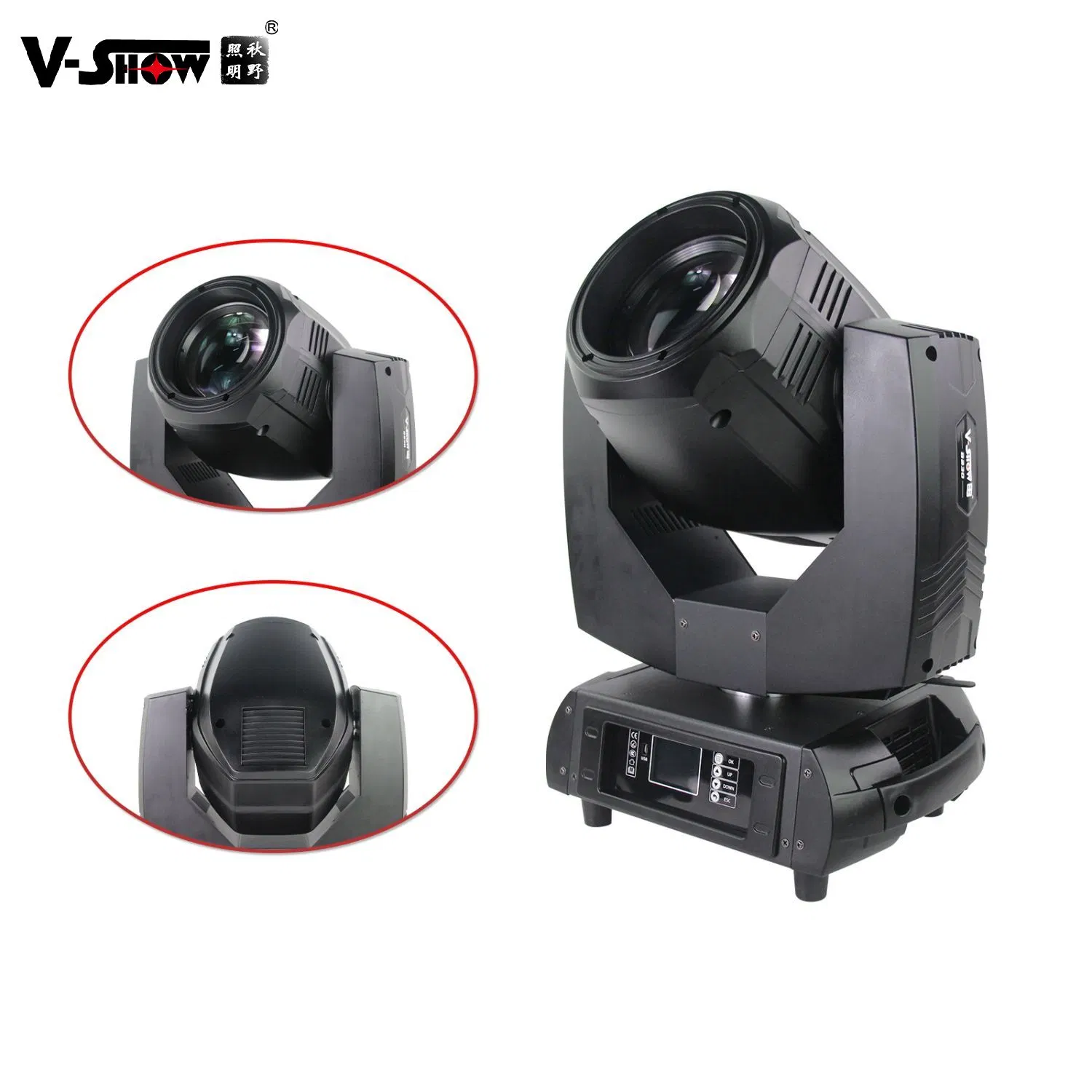 V-Show 2PCS with Case 7r 230W Sharpy Beam Stage Moving Head Light