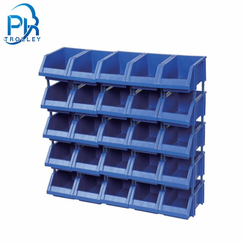 Industrial Stackable Storage Warehouse Plastic Parts Shelf Bin Screw Box