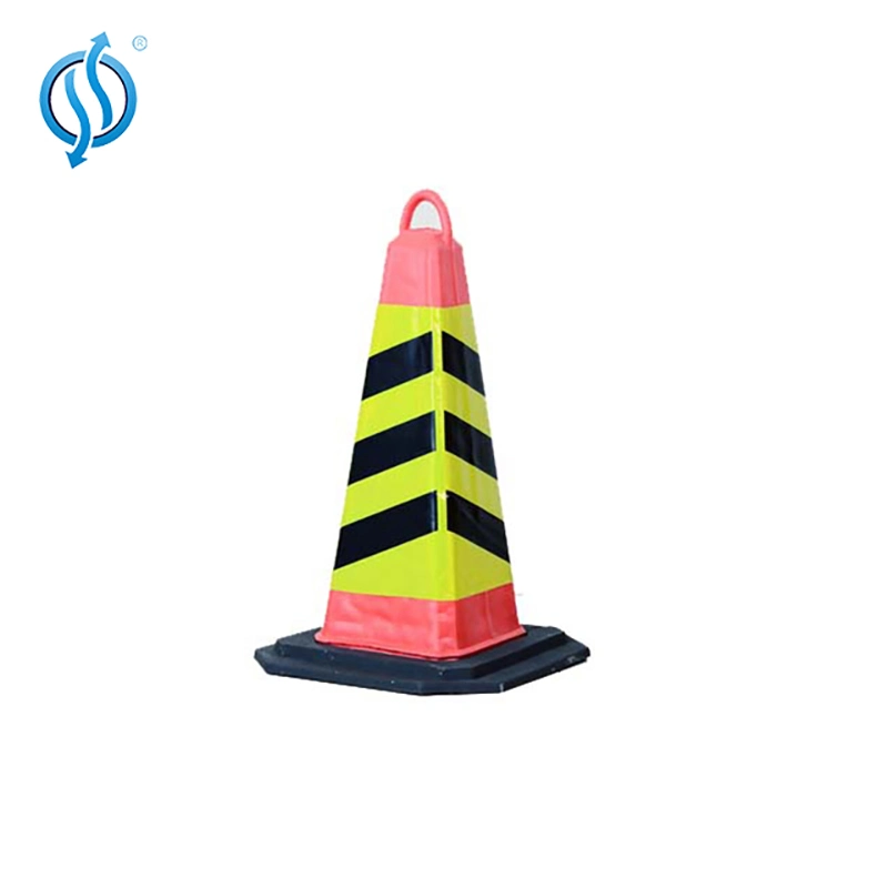 75cm PE Traffic Cones with Rubber Base