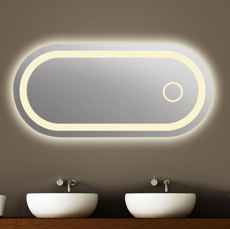 Ingeniería Hotel espejo del baño Smart Mirror resistente al agua espejo del baño en casa de Moda LED Lámpara de ahorro de energía inteligente Personalización Espejo