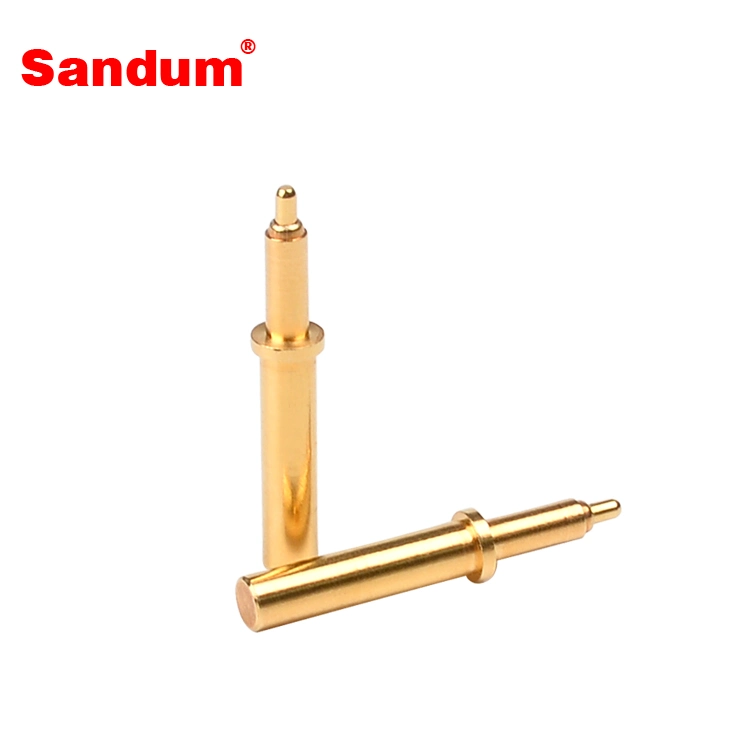 Brass Gold-Plated Insert Contact PCB Connector for Cell Phone