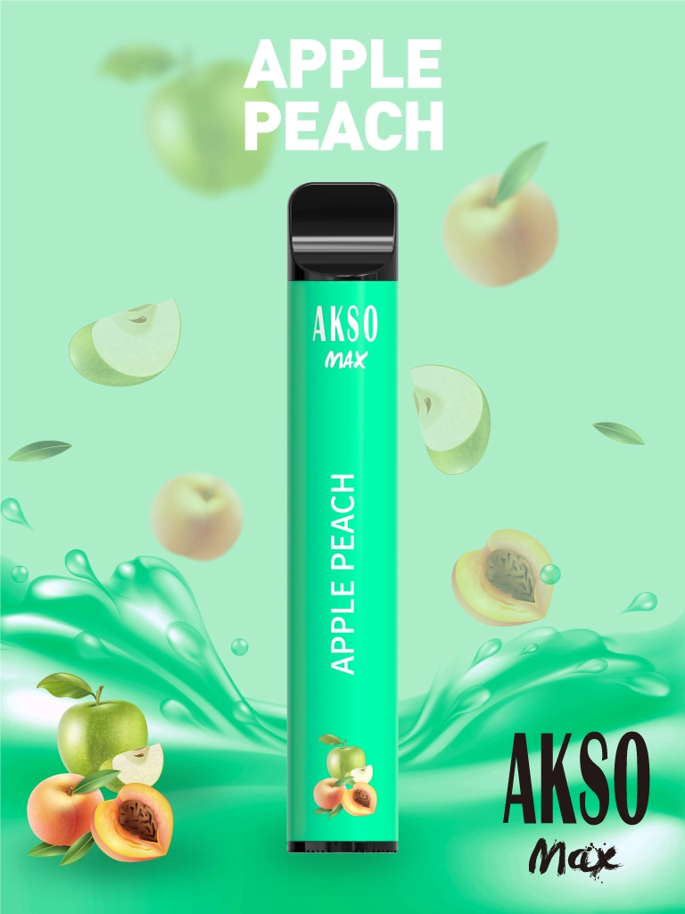 Disposable Mini E Cigarette Pod Device 10 Flavors 1600 Puffs Bar Plus Puff Akso Disposable Vape Pen