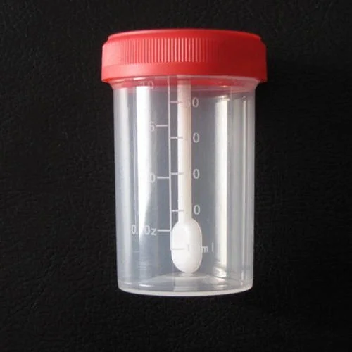 Cheap Disposable Medical Stool Urine Collection Cup Container with Spoon FDA Ce ISO