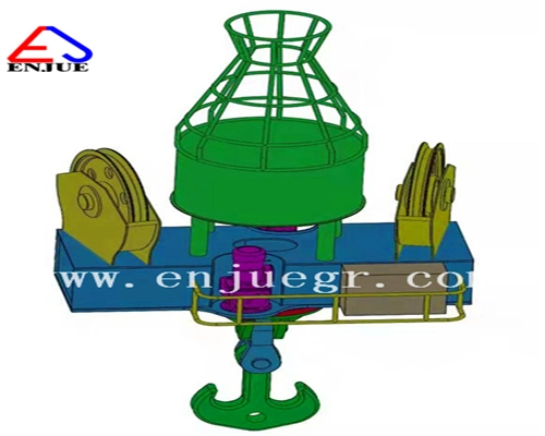 40T 63t Motor Smag Gancho giratorio grillete de gancho de elevación hidráulica eléctrica para el puerto de la unidad de rotación de la grúa con RS CCS BV Certificado ABS