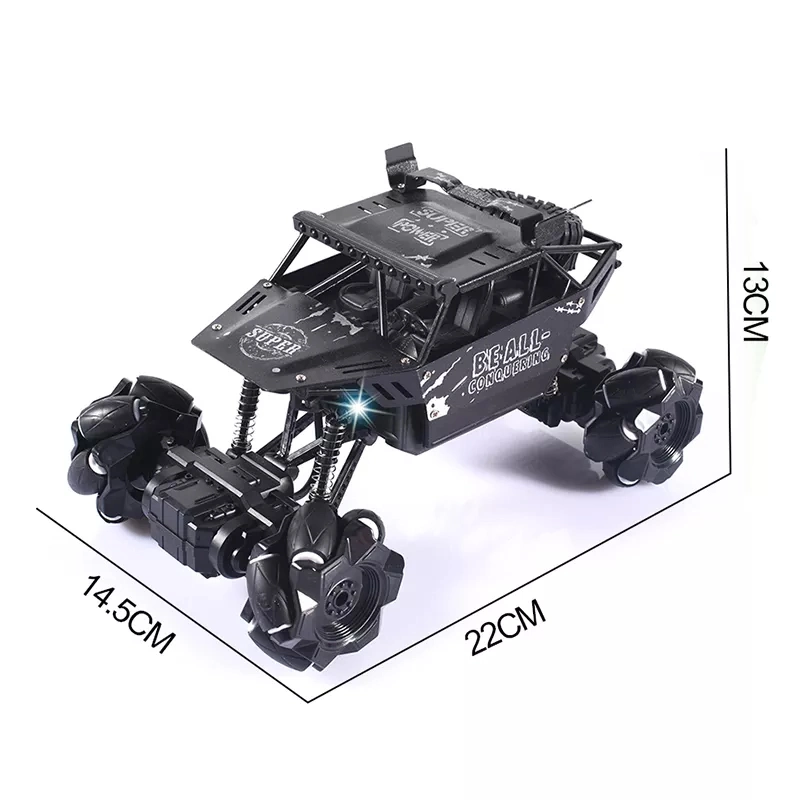 Escala de 4WD de juguete de cuatro vías de metal de Cross Country Big Rock Crawler Radio Control Subir coche nuevos juguetes de Navidad de 2022.