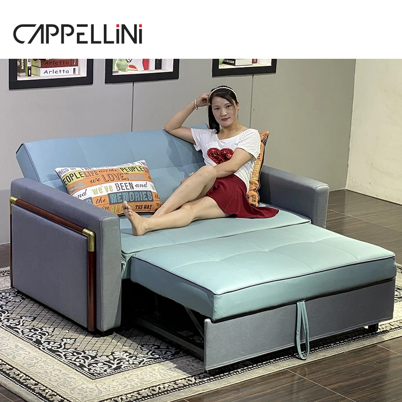 Foshan Factory Wholesale Furniture Function Sofa Cum Bed Modern Living Room Lazy Double Folding Sofa Bed