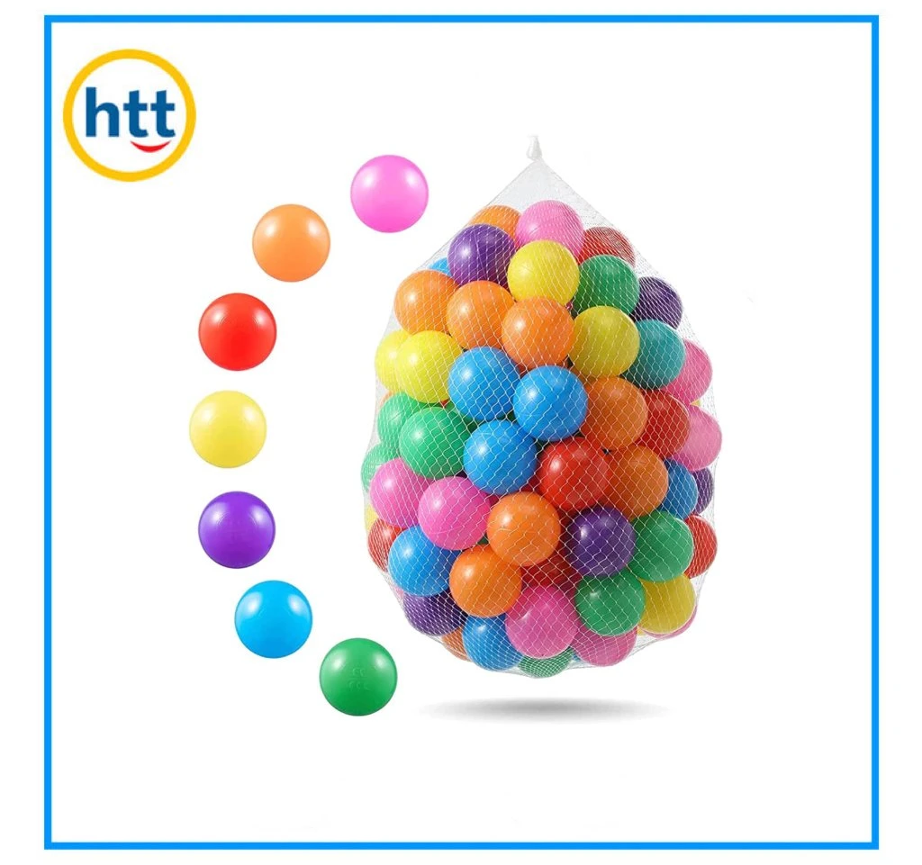 Crush Proof Plastic Ball Pit Balls, BPA Free, Colorful Kids Toy Play Ocean Ball Toy