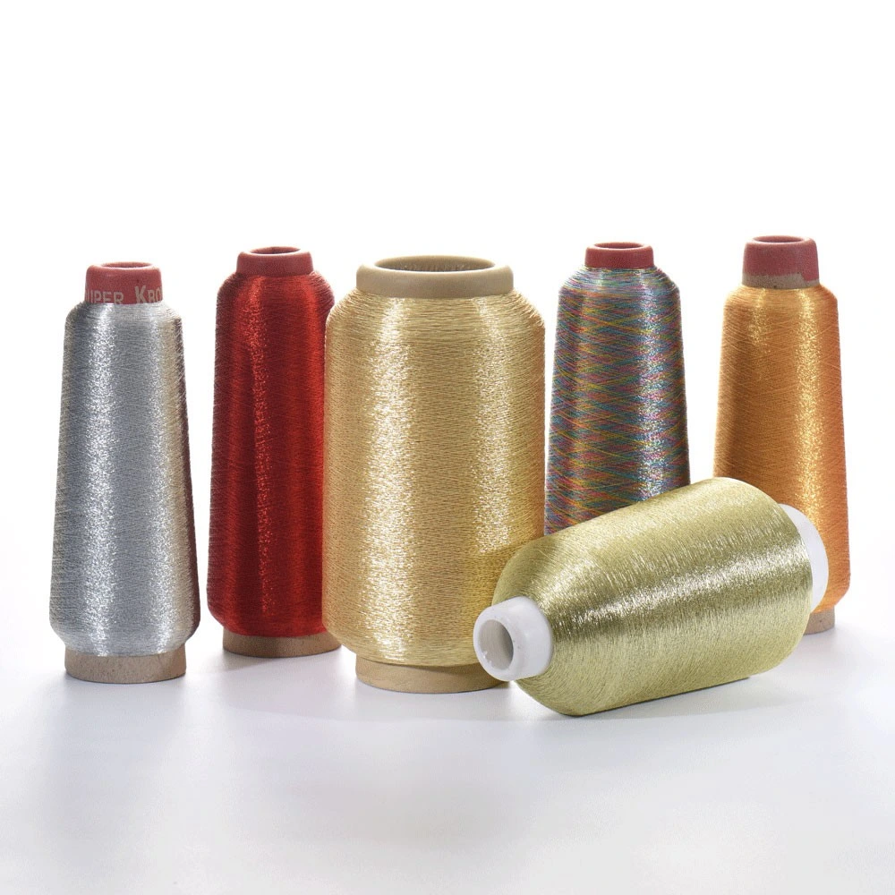 Wholesale/Supplier Mh Brand St Type Metallic Embroidery Yarn Pure Gold Silver Multi Color