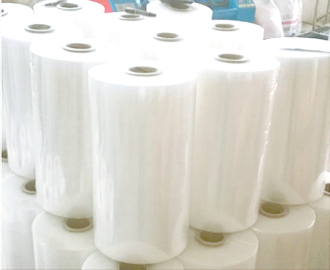 Superior Quality 80GSM Semi Gloss Self Adhesive Stretch Film in Jumbo Rolls