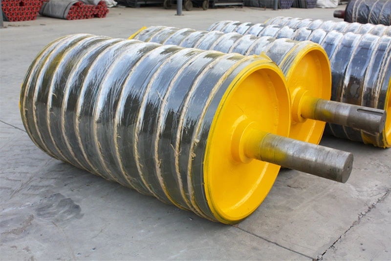 Manufacturer of Mining Used Belt Conveyor Idler Drum Pulley