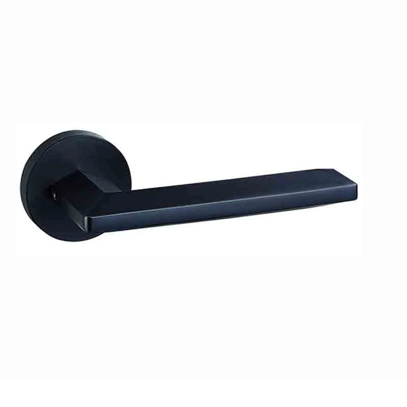 Black Matte Double Sided Inside Unique Style Door Lever Handle