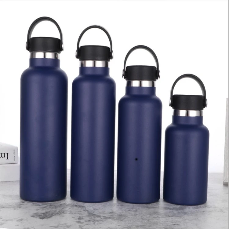 Double Walls with 304 Stainless Steel Liner Wide Mouth Water Bottle