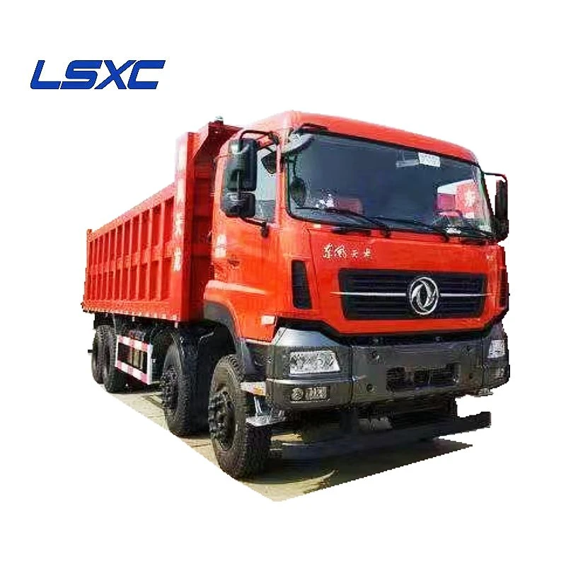 High Horsepower and Large Loading Capacity Dongfeng 12 Wheels Cummins Engine Forward Dump Trucks