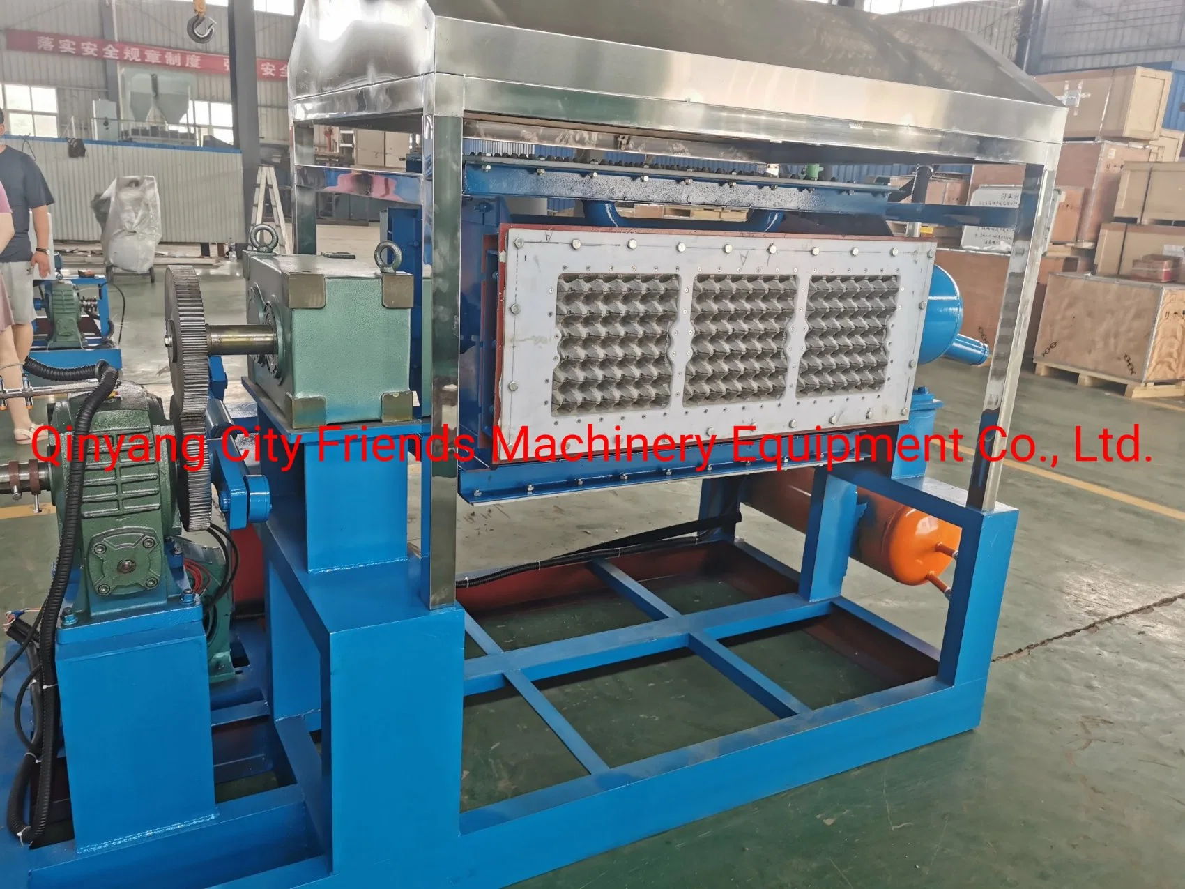 Small Paper Pulp Fruit Tray Machine Egg Tray Molding Machine