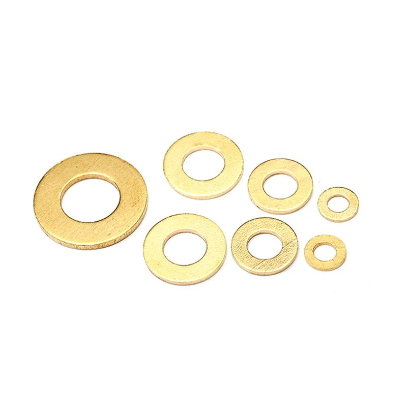 M1.6 M160 H59 H62 Yellow Brass Gasket Plain Washer Shim Washer Flat Washer DIN125