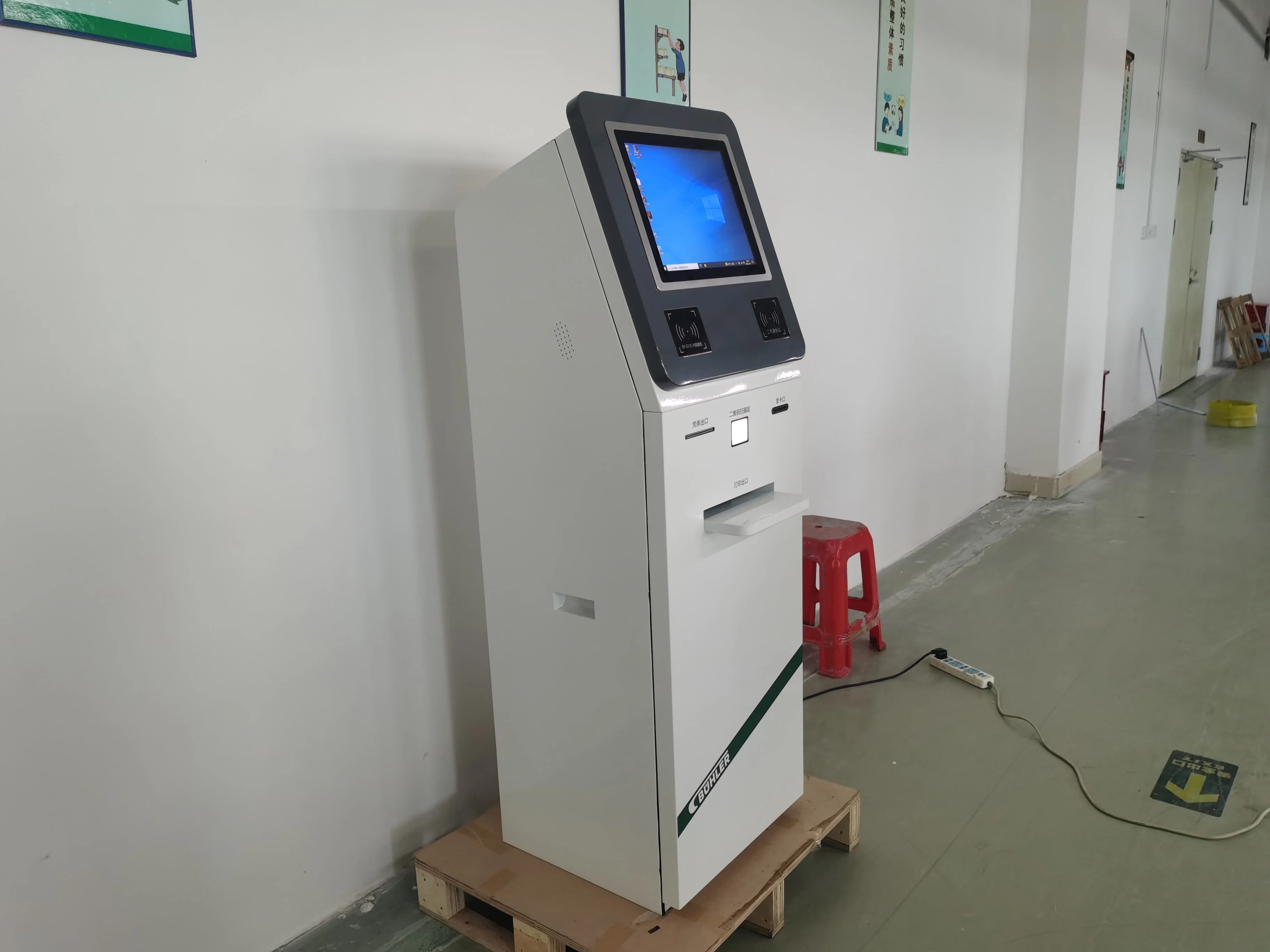 Automatic Touch Screen A4 Document Printing Stapling Scanning Kiosk with Payment Function