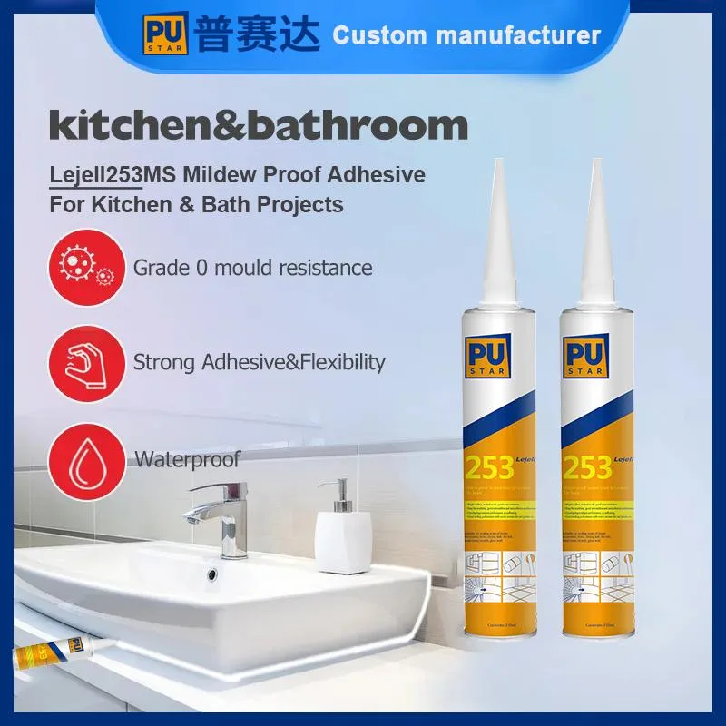 High Strength Industrial Hot Wood Rubber UV Acrylic Silicone Sealant Glue