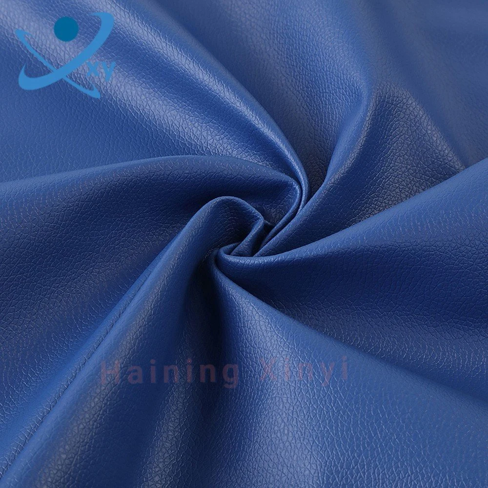 Leather Factory Wholesale/Supplier Fashion Artificial Padded Suede PVC Synthetic Fabric Designer Leather Upholstery Fabric for Shoes