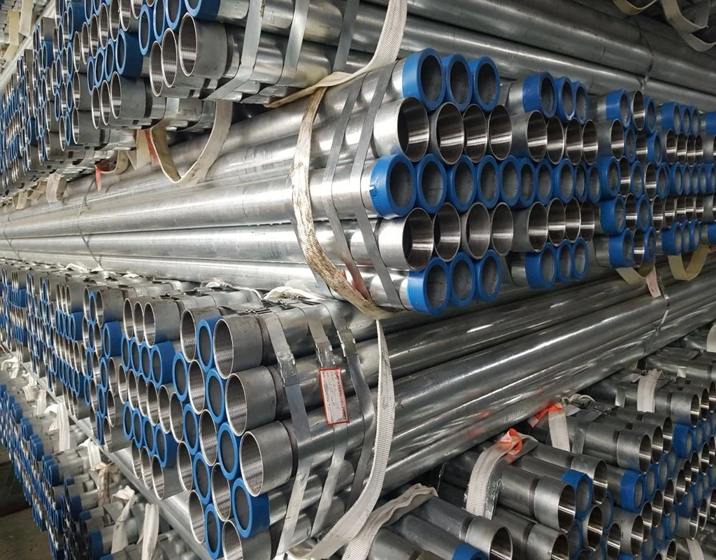 Gi Pipe BS 1387 Standard Medium Class Galvanised Pipe with Screwed Ends and Socketed