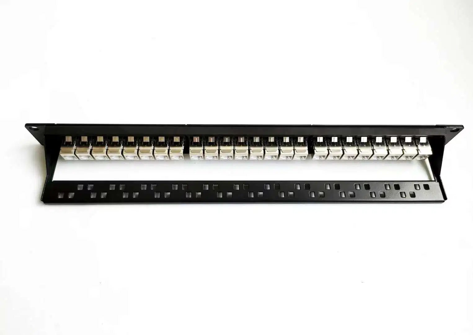 CAT Cat5e6 24 puertos UTP Patch Panel Keystone Jacks Patch Panel