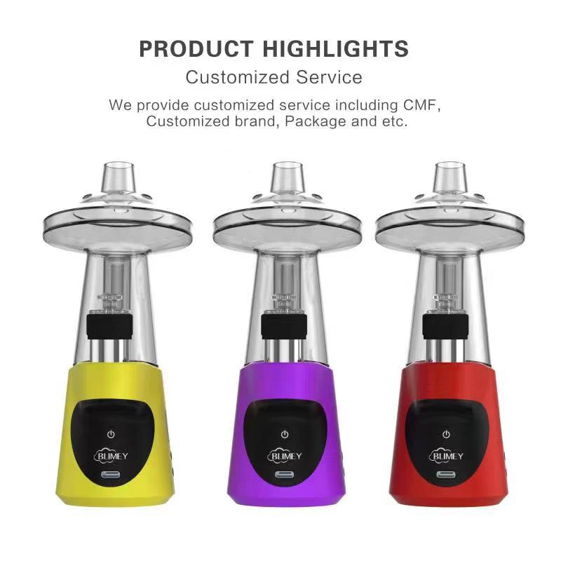 Blimey Ipx6 Waterproof and Dustproof DAB Rig Wax Vaporizer Dual Atomizatio Mode Dry Herb Vaporizer