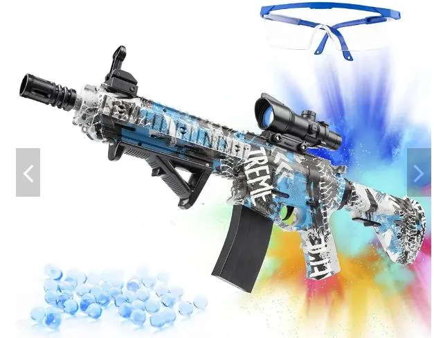 Mehrere Stile und Farben Gel Blaster Guns Electric M416 Splatter Ball Wasser Gel Perlen Spielzeug Pistolen