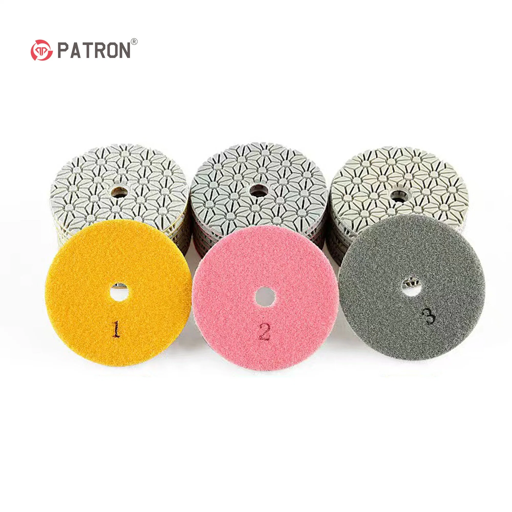 Dry Diamond Polishing Pads Granite Marble Stone