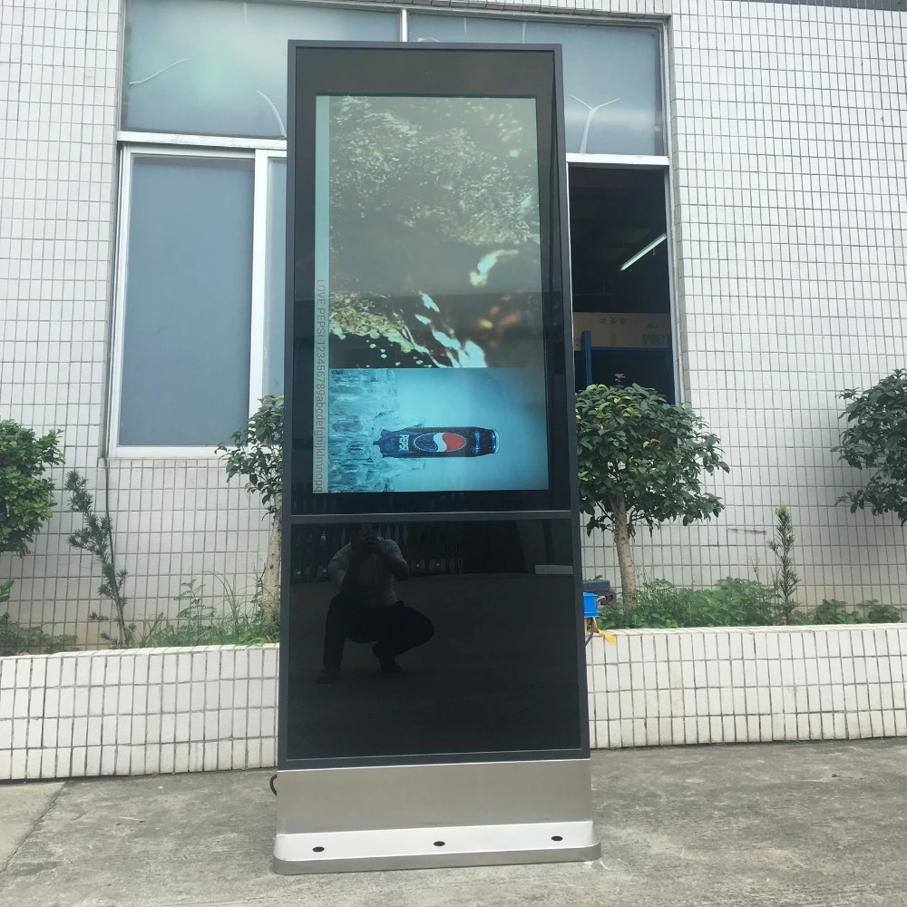 65 Inch with Touch Screen Interactive Interface Outdoor Kiosk