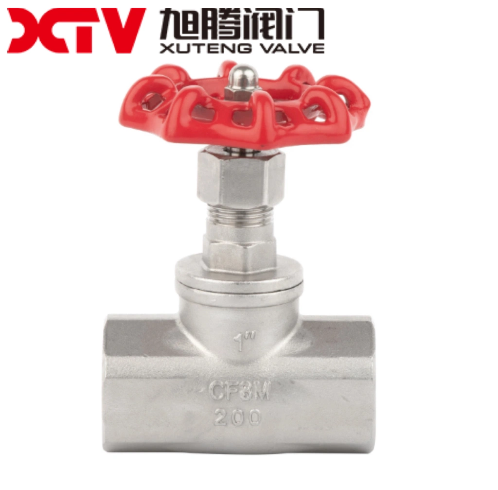 Stainless Steel 200wog Screwed Threaded Socket Weld End Globe Valve