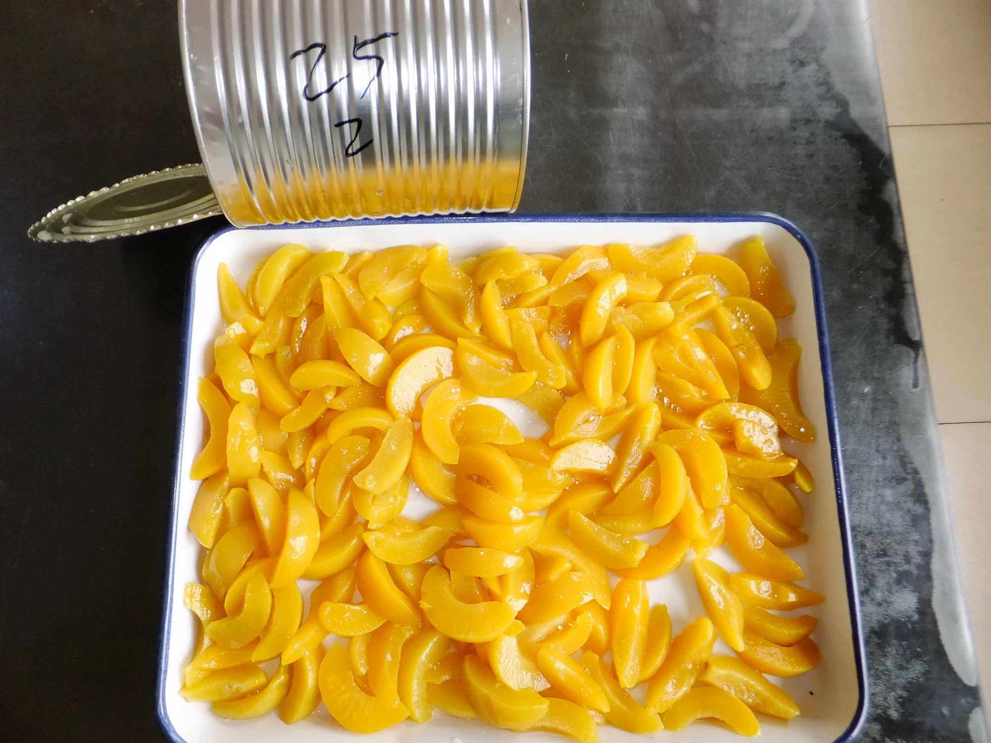 Natural Peach Canned Yellow Peach Slice From China Origin