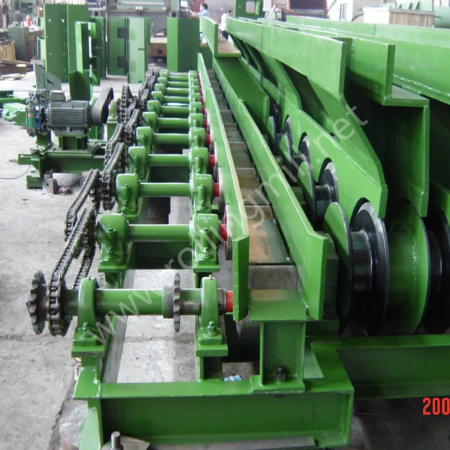 Rolling Mill for Hot Rolled Rebar; Billet Heating, Rolling; Rebar Conveying, Tilting, Cut-to-Length, Straightening and Cooling