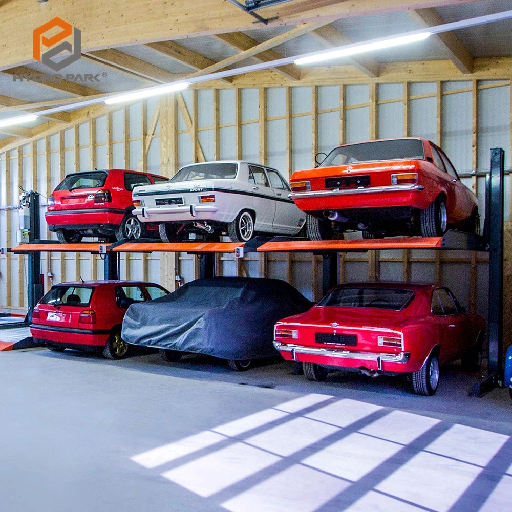 Two Level 2 Sedans Underground Carport Car Parking System