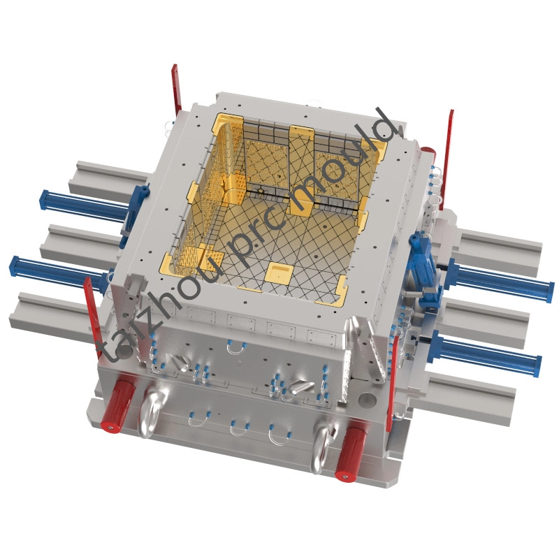 Customized Plastic Industrial Pallet Box Crate Dustbin Injection Mould