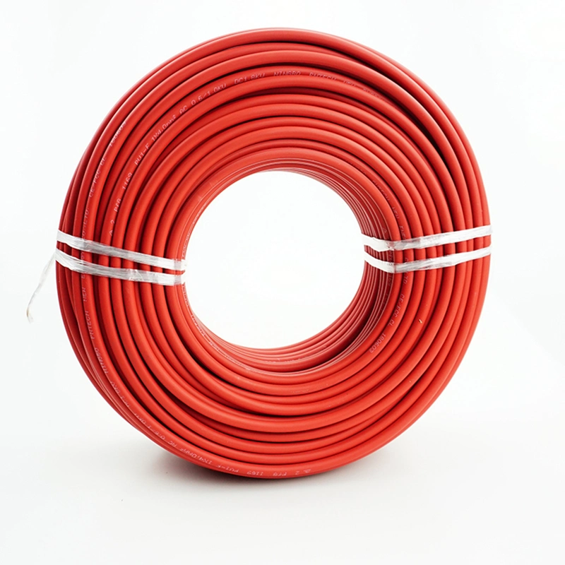 Red 1500V DC Single Core 1*4mm2 Myanmar Electric Wire and Cable Solar Cable