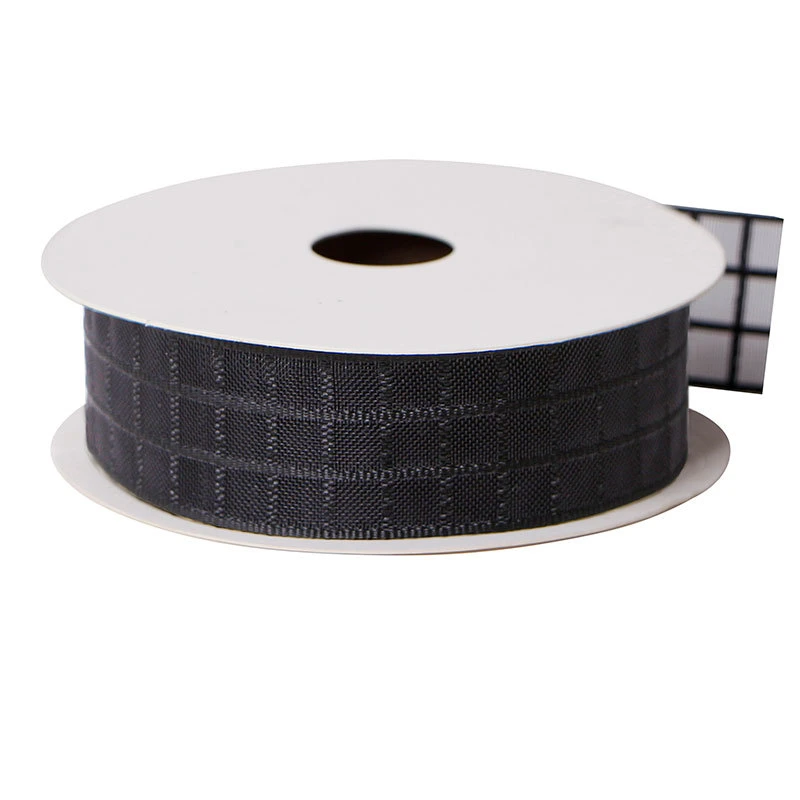 Ribbon 9-38mm Nylon Mesh Plaid Ribbon