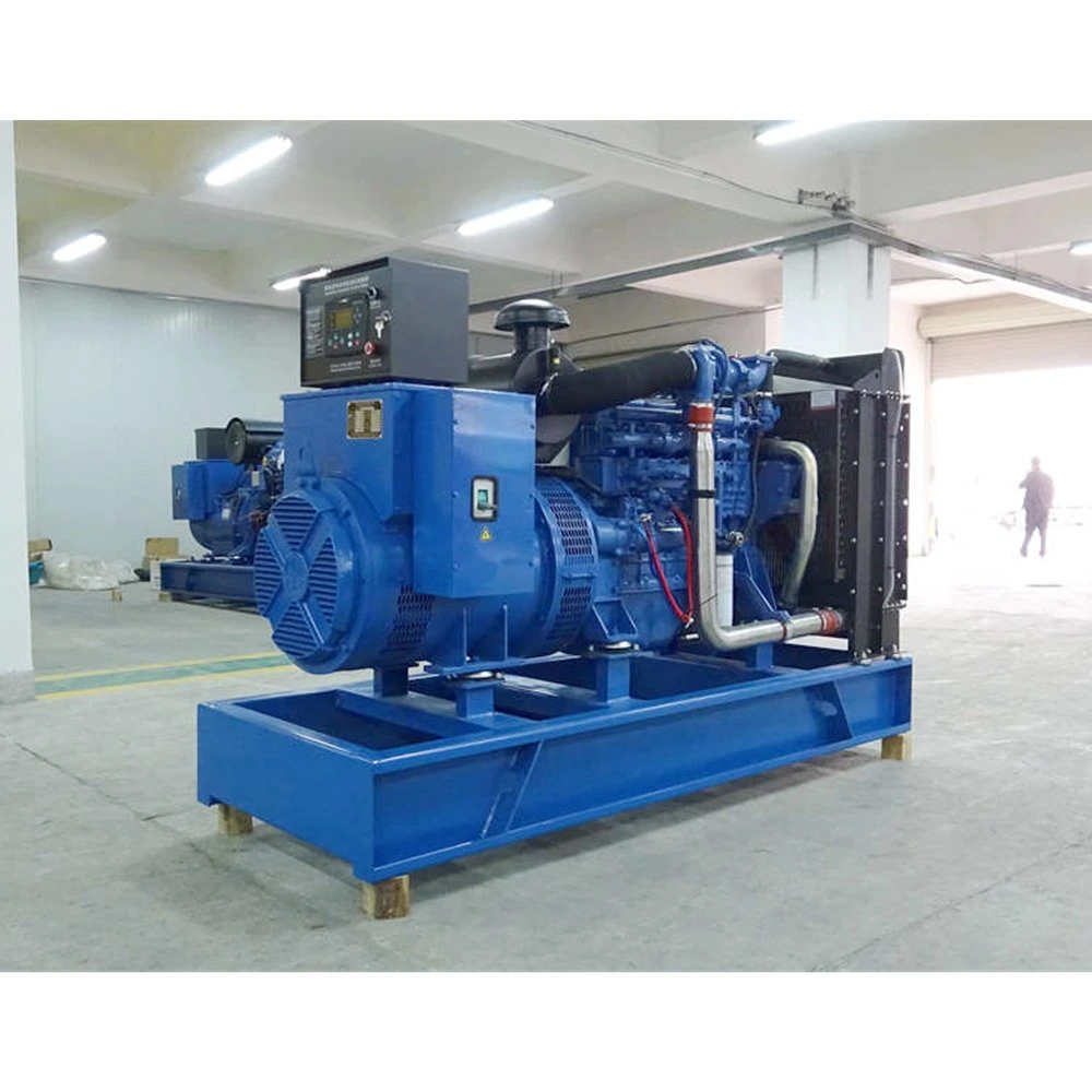 Conjunto de gerador a diesel de tipo aberto Prime Power 150kw 188kVA com Motor Yuchai Yc6a245-D30 com silenciador e ATS