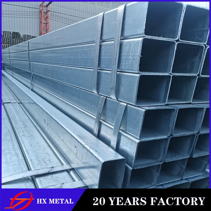 ASTM A500 Gi Shs Rhs Carbon Steel ERW Welded Galvanized Hollow Bar