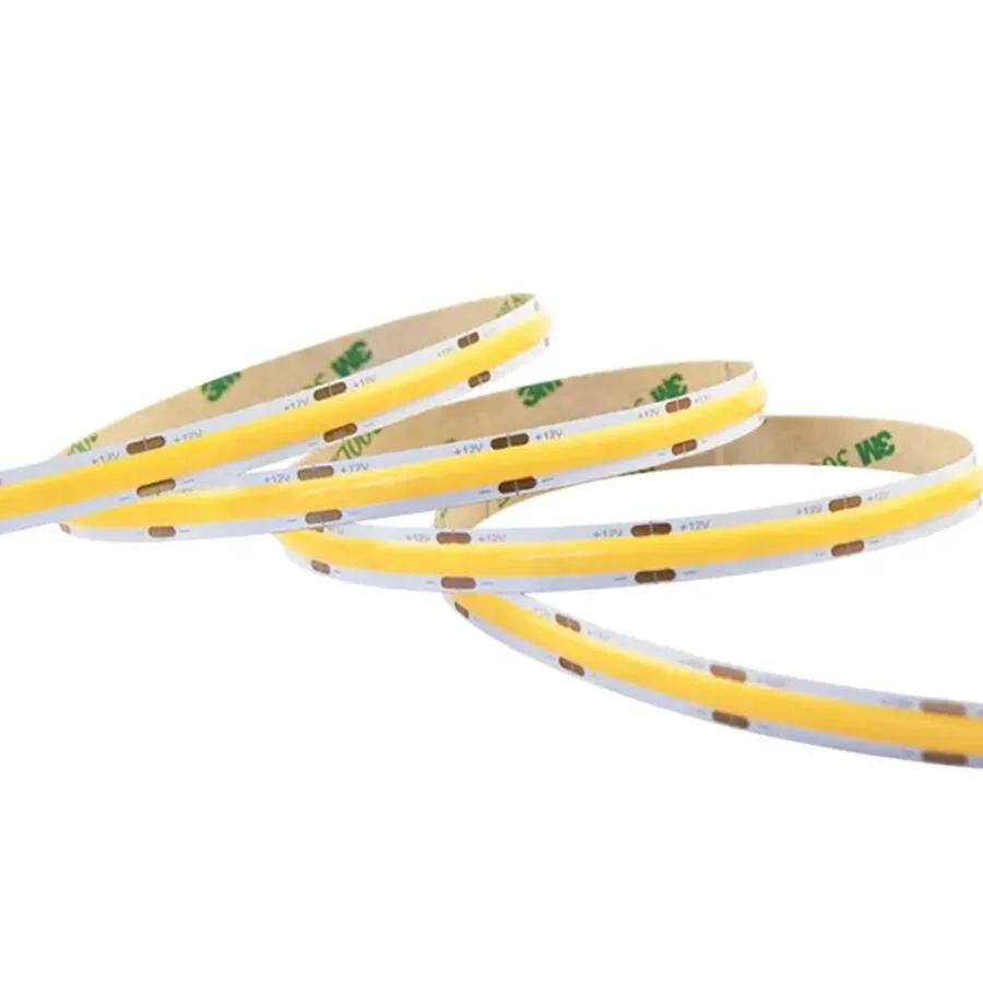 12/24V impermeable flexible COB TIRA DE LEDS luminosos