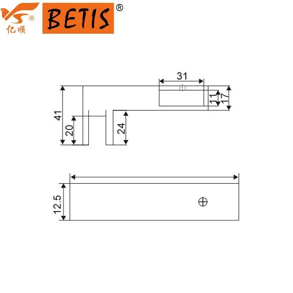 Shower-Glass Bathroom Pipe Fitting 316-Stainless-Steel Fixed-Panel to Support-Bar Connector